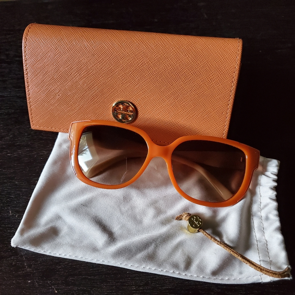 *SOLD*Tory Burch Sunglasses TY 9023 Orange/Cream